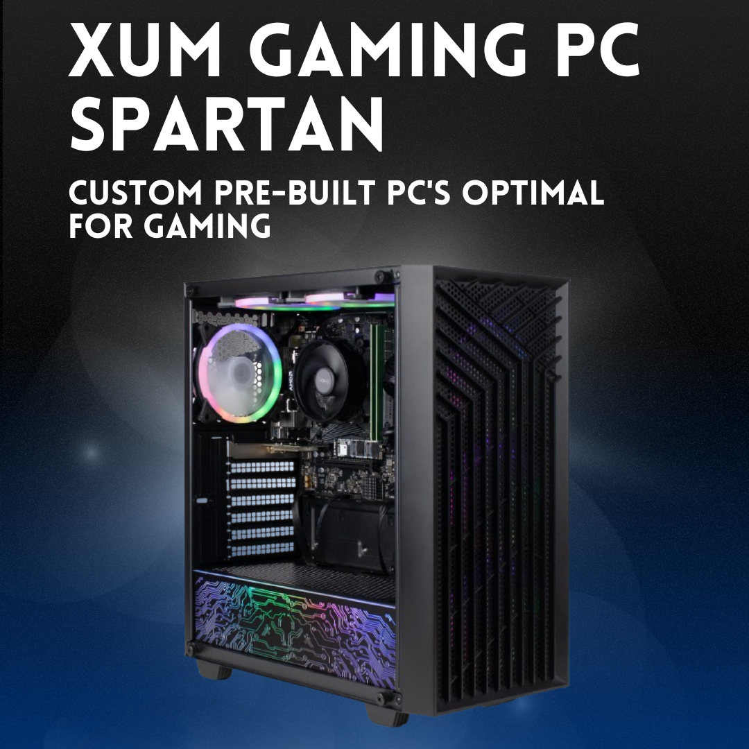 XUM Gaming PC Saga Intel Core i7-3770 CPU GTX 1050 Ti 4GB GPU 16GB 